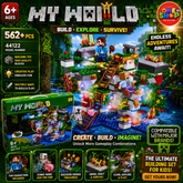 My World Floating Tree House Building Blocks Set – 562+ Pieces Adventure Construction Toy with Figures & Accessories for Kids 6+