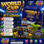World Cup Football Trading Card Game Collector Tin Set | Soccer Trading Cards with Collector Storage Box | Football Card Game for Kids & Collectors Age 6+