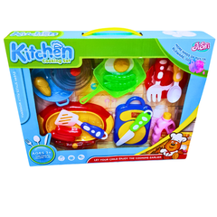 Kitchen Cooking Set for Kids - Colorful Playset with Cooking Utensils and Food Accessories - Fun & Educational Role Play