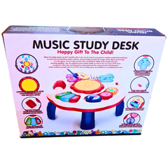 Music Study Desk – Interactive Learning Desk with Lights, Sounds & Multiple Play Modes | For Ages 3 Months+ | Educational & Fun
