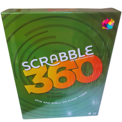 Scrabble 360 - Spin and Spell Crossword Game for the Whole Family