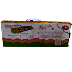 Cartoon Animal Hand Knock Piano – 8-Tone Wooden Xylophone Musical Toy for Kids (Ages 3+) | Educational Music Learning Toy for Boys & Girls