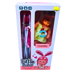 Little Baby Doll with Stroller – Interactive Toy Set for Kids 3+ – Role-Play and Caregiving Fun