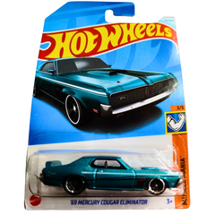 ποΈ Hot Wheels '69 Mercury Cougar Eliminator β Classic Muscle Car Die-Cast Toy for Kids (3+) | HW Muscle Mania Series