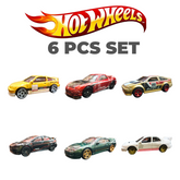 Hot Wheels Classic Sports Car Collection - 6-Piece Die-Cast Vehicle Set for Ages 3+