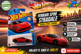 Hot Wheels Ferrari SF90 Stradale Die-Cast Car 2025 – Original 1:64 Scale Sports Car Toy for Kids & Collectors