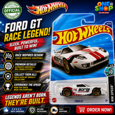 Hot Wheels Ford GT Die-Cast Car 2025 – High-Performance Sports Racing Car Toy for Kids & Collectors