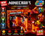 Minecraft Light Block Series LED Building Set – 185 PCS Lava Adventure Construction Blocks Toy for Kids | Dragon & Warrior Figure Playset | Educational STEM Toy for Boys & Girls 6+