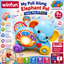 Winfun My Pull Along Elephant Toy for Toddlers – Musical Learning Elephant with Lights, Numbers & Pull Along Fun