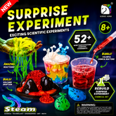 Surprise Experiment Science Kit for Kids – 52+ STEM Scientific Experiments Set | Educational Chemistry Learning Toy for Boys & Girls