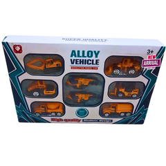 π§ Alloy Construction Vehicle Set β 6-Piece Die-Cast Engineering Trucks