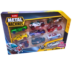 ποΈ ZURU Metal Machines Die-Cast Car Set β 10-Piece Racing Collection