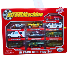 π Street Machine 10-Pack Emergency & Military Vehicle Playset β Pro-Engine Series