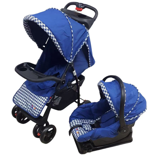 Navy Nautical Deluxe Travel System – Ultimate Comfort and Convenience for the Urban Explorer