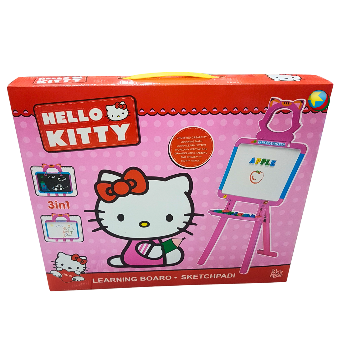 Hello Kitty 3-in-1 Creative Learning Easel: Draw, Learn, and Play