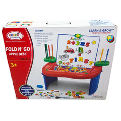 Fold 'N Go Apple Desk: Portable Learning and Creativity Station