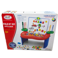 Fold 'N Go Apple Desk: Portable Learning and Creativity Station