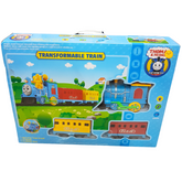 Interactive Transformable Train Playset - Thomas & Friends Engine Design with Sound & Light Effects