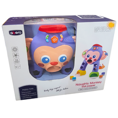 Abero Naughty Monkey Ball Popper – Interactive Sensory Puzzle Toy for Babies