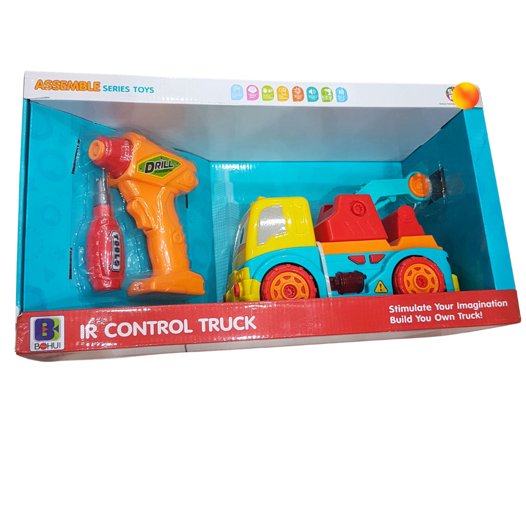 DIY Infrared Control Truck Building Set - Enhance Creativity and Cognitive Skills in Kids