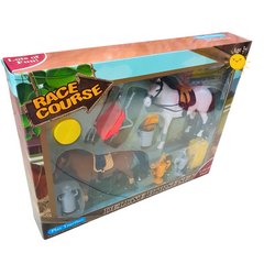 Deluxe Horse Racing Set for Kids - New Arrival 2-Horse Playset with Race Course & Accessories, Ideal Toy for Boys Ages 3 & Up, Perfect Gift Set for Children