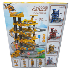 City Construct 26-Piece Parking Lot Playset - Construction-Themed Adventure for Ages 3+