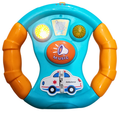 Junior Firefighter's Adventure: Light & Sound Steering Wheel Toy