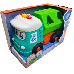 Edu-Play Express: Interactive Shape Sorting Dump Truck Toy for Toddlers