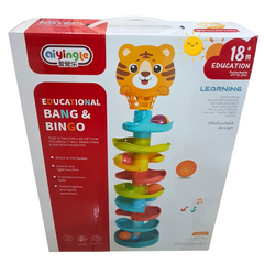 Educational Bang & Bingo Ball Drop Tower - Engaging Play for Toddlers