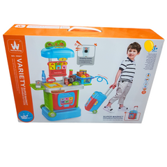 Tiny Tots Supermarket Checkout - Interactive Playset with Scanner and Accessories