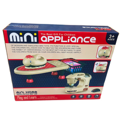Play & Learn Household Appliances Series: Light & Safe Iron and Iron Stand Set for Girls Ages 3+ - Enhance DIY Skills & Visual Sense!
