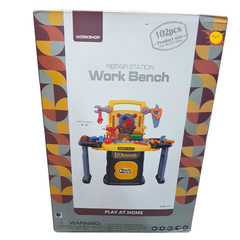 Kids' 102-Piece Workshop Repair Station Workbench with Light & Sound Effects
