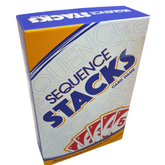 Sequence Stacks Card Game - Exciting 5-Card Run Strategy Game for 2-6 Players, Includes 120 Cards & 40 Chips