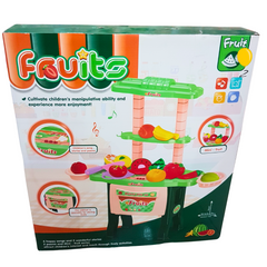 Fresh Harvest Fruit Stand Playset - 31-Piece Interactive Market for Kids 3+