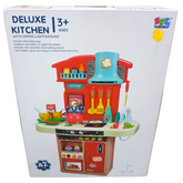 Ultimate Chef's Play Kitchen - 42-Piece Deluxe Set with Realistic Sounds & Lights for Kids 3+