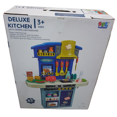Ultimate Chef's Play Kitchen - 42-Piece Deluxe Set with Realistic Sounds & Lights for Kids 3+
