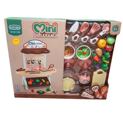 Mini Kitchen Cutlery Set - 33-Piece Playset for Culinary Exploration