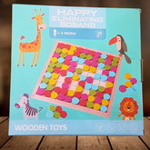 Jungle Joy Gobang Game - Wooden Strategy Board Game for 1-5 Players