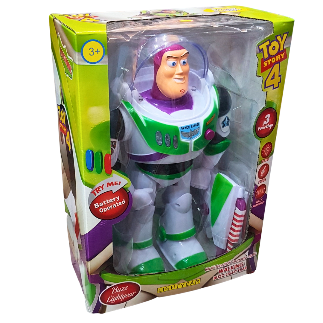 Electronic Walking Buzz Lightyear Toy Story 4 Light Music 360 R One Shop The Toy Store