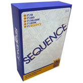 Sequence Classic Game - Exciting Strategy Board Game for Family Fun, Quick and Challenging with 1 Game Board, 60 Tokens, 52 Mini Cards & Instructions