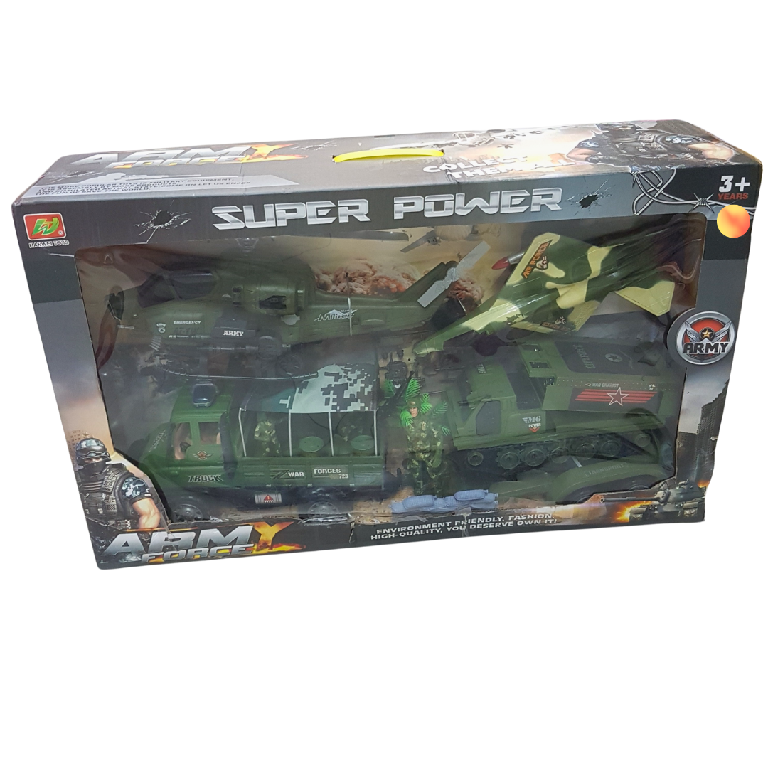 Ultimate Military Mission Playset: Army Vehicles and Action Figures