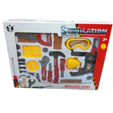 Simulation Super Play Set - Deluxe Kids Tool Kit - Pretend Play Construction Toys for Young Builders