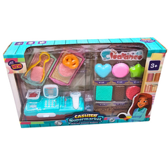 Exclusive Shopkins Supermarket Cashier Playset - Perfect Gift for Girls Aged 3+ | Enhance Creativity & Imagination!