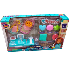 Exclusive Shopkins Supermarket Cashier Playset - Perfect Gift for Girls Aged 3+ | Enhance Creativity & Imagination!