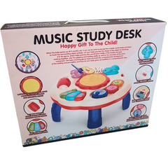 Multifunctional Interactive Music Study Desk for Toddlers – Educational Learning Playset