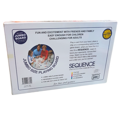 Jumbo Sequence Board Game – Ultimate Family Strategy Game with Oversized Board – Engaging and Educational