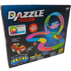 LEETAX Dazzle Tracks Remote Control Adventure – Spectacular Stunt Loop & Sound Effects