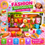 Fashion Small Cutlery Food Play Set for Kids – Pretend Kitchen Cooking Toy with Fast Food, Desserts & Tea Accessories | Role Play Toy Set for Boys & Girls (3+ Years)