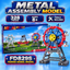 FD829S Ferris Wheel metal assembly building kit 328 pieces