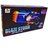 Blaze Storm Manual Soft Bullet Gun – 20 Soft Bullets, High-Performance Toy Gun for Kids 8+